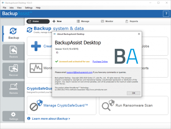 BackupAssist Desktop Crack v11.5.6 + Registration Key 2022 Latest Version