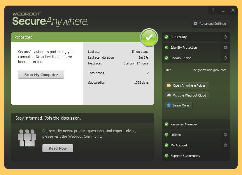 Webroot SecureAnywhere Antivirus 9.0.33.35 Crack + License Key Download 2023